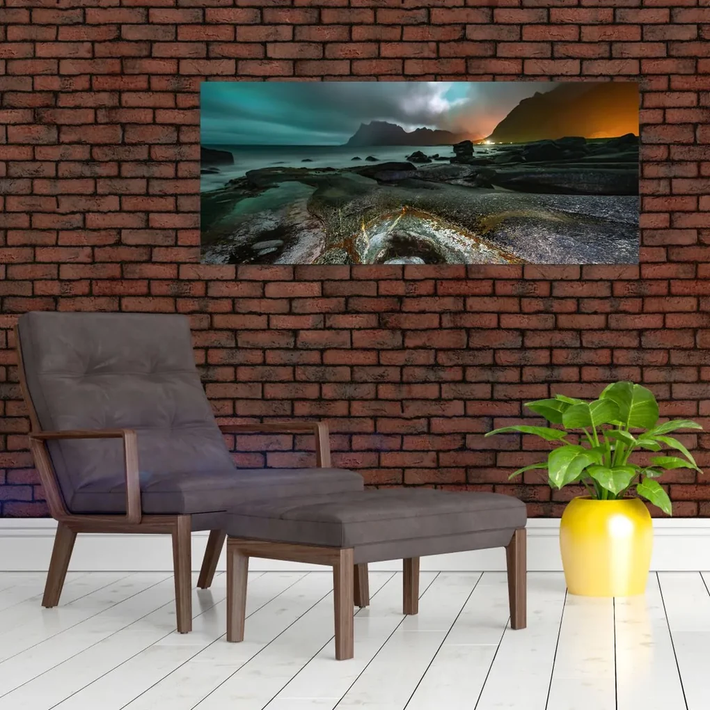Obraz - Nočná scéna (120x50 cm)