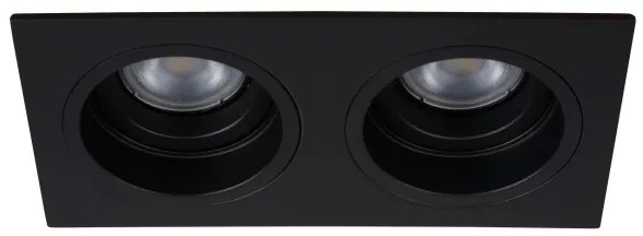 Lucide 22959/02/30 - Podhľadové svietidlo EMBED 2xGU10/50W/230V čierna