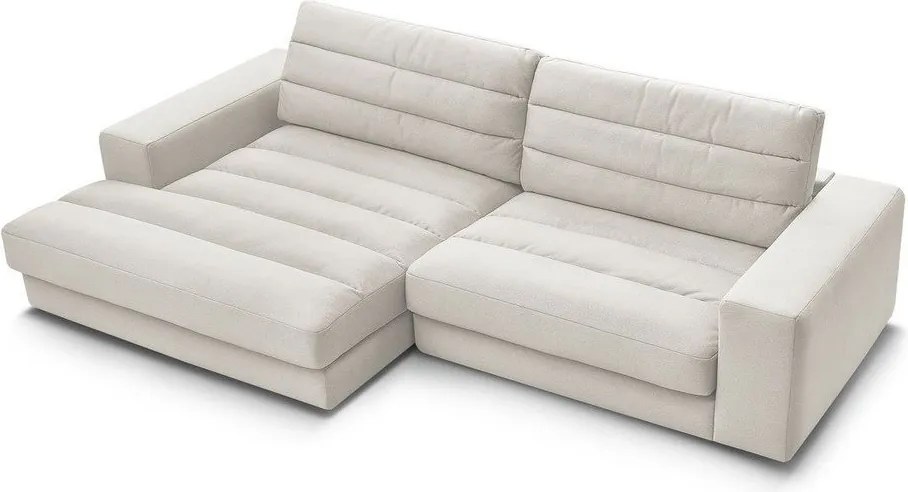 Béžová zamatová rohová pohovka (ľavý roh/s leňoškou) Sierra – Bobochic Paris