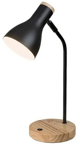 Rabalux 74002 stolná lampa Ferb, čierna