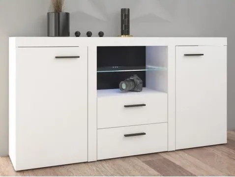 Komoda so zásuvkami Rumba, biela%