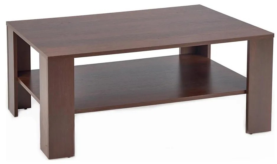 Konferenčný stolík KWADRO 53x110 cm tmavý orech