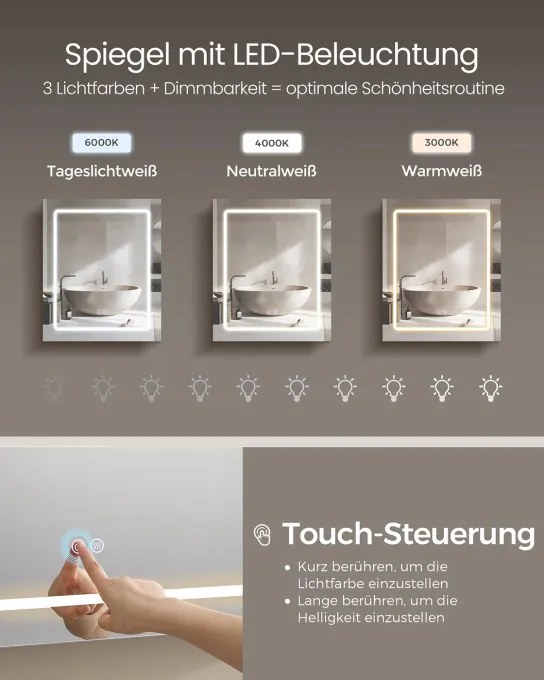 Zrkadlová skrinka BBK133W01