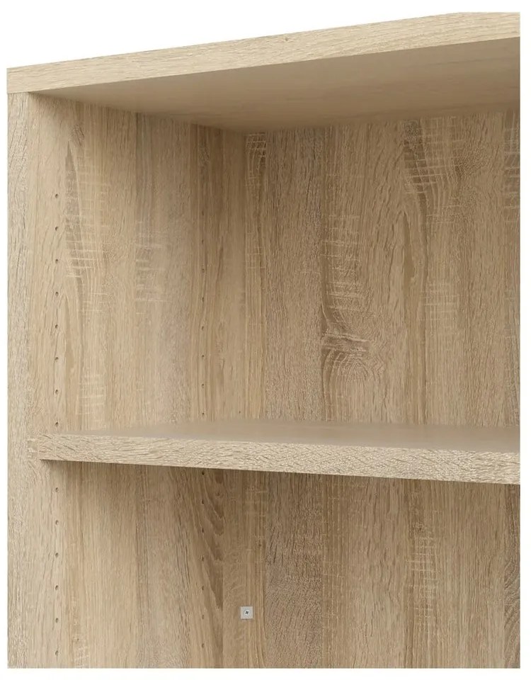 Modulárna knižnica v dekore duba v prírodnej farbe 89x113 cm Prima – Tvilum