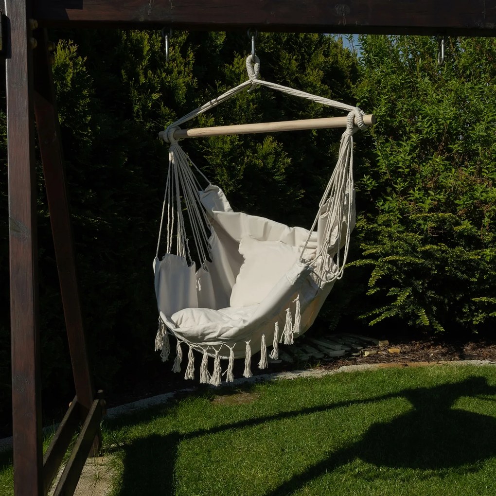Hojdacie kreslo Hamak I béžové