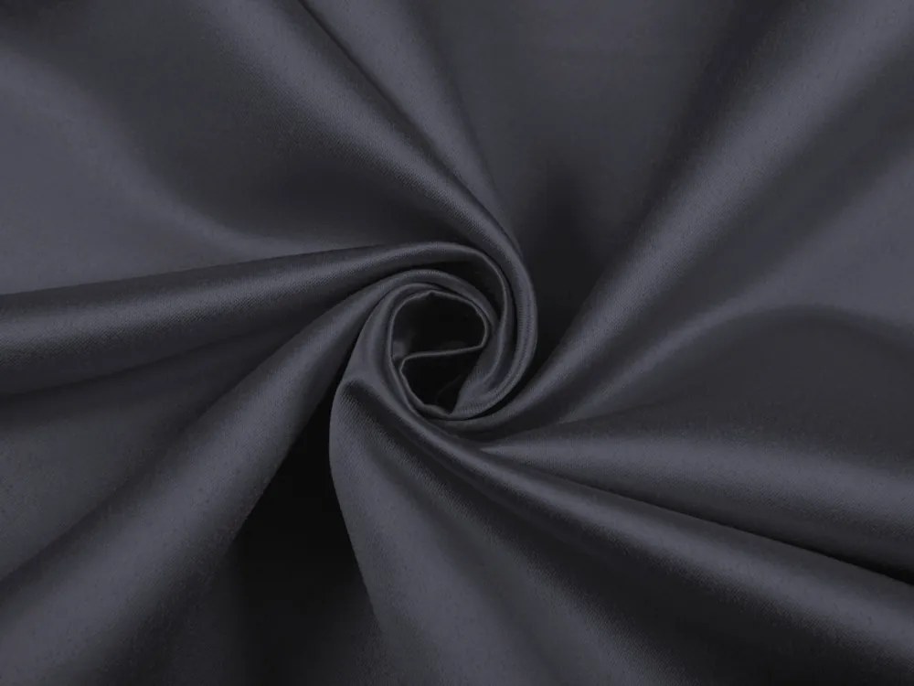 Biante Saténový behúň na stôl polyesterový Satén LUX-L056 Antracitovo sivý 45x160 cm