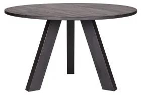 RHONDA BLACK dubový masívny jedálenský stôl