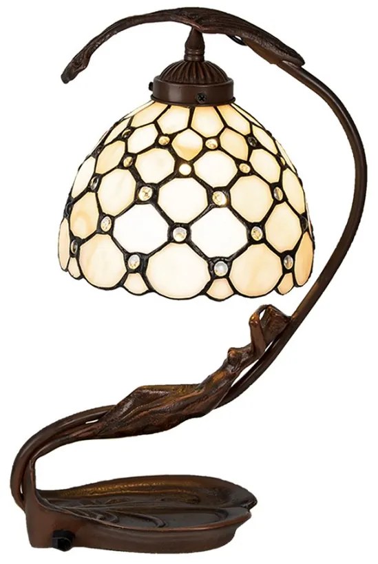 Tiffany lampa LADY AKT HIVE PEARL 20*40