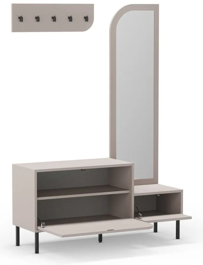 Krémová predsieňová zostava Bea – Marckeric