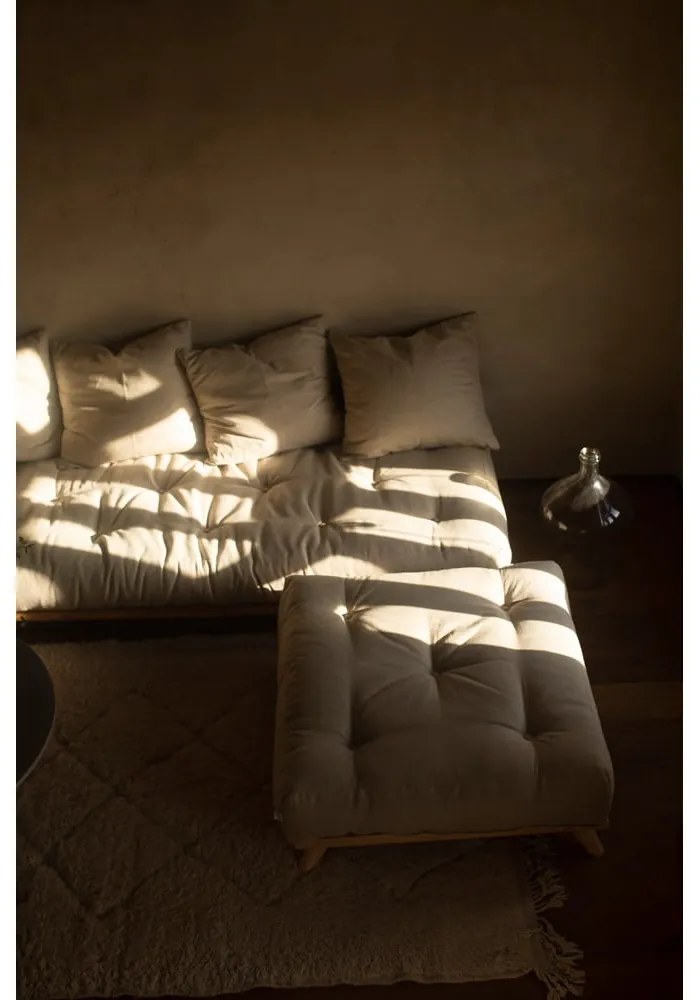 Podnožka Karup Design Senza Natural Clear/Clay Brown