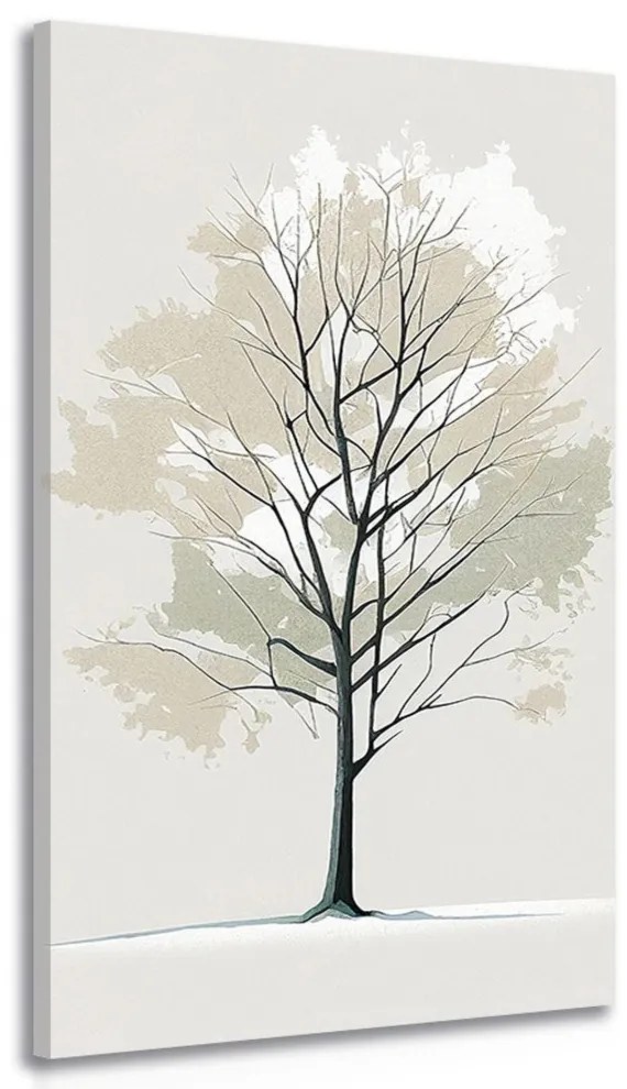 Obraz strom v minimalistickom prevedení Varianta: 60x120