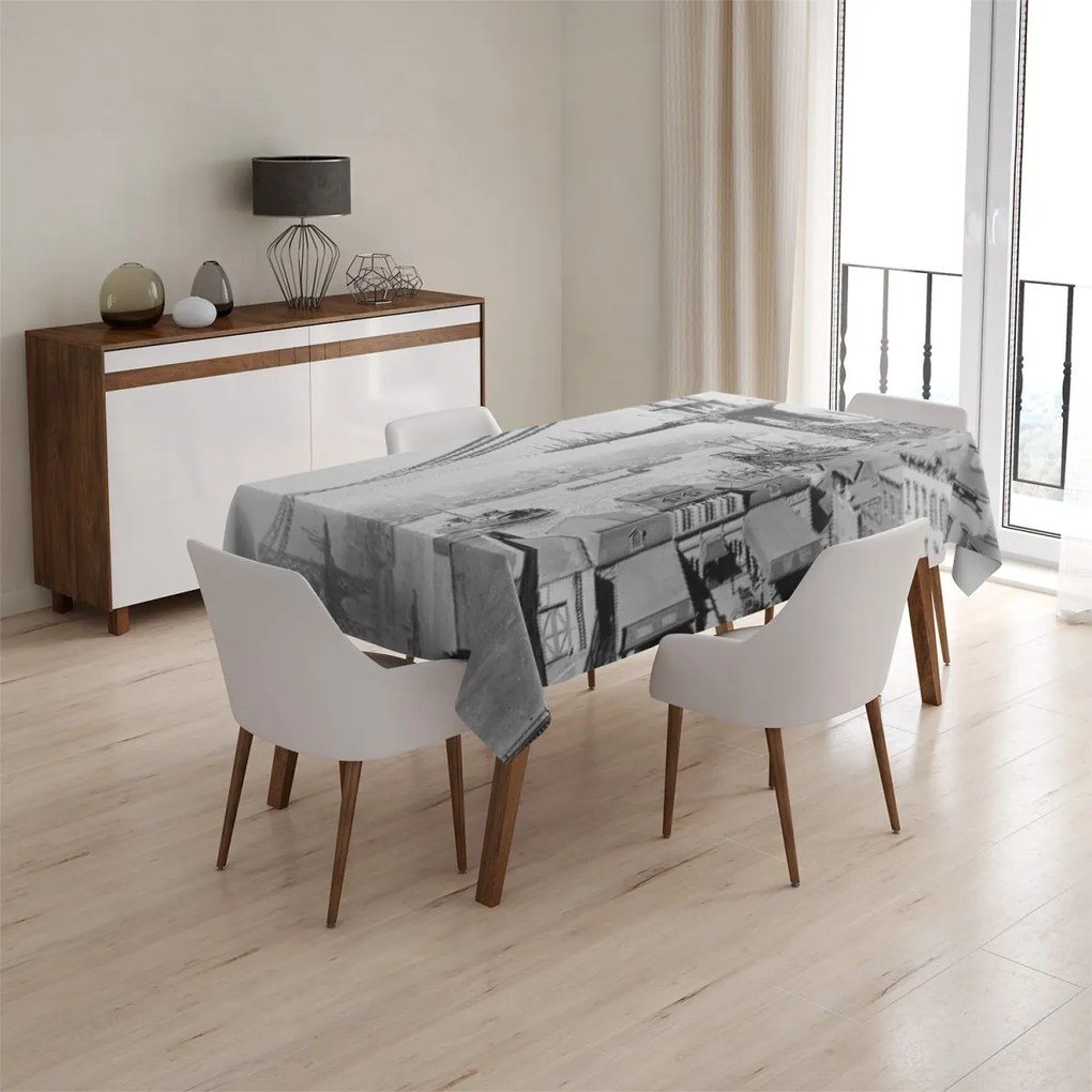 Sablio Obrus Stavba mosta - 130x130 cm