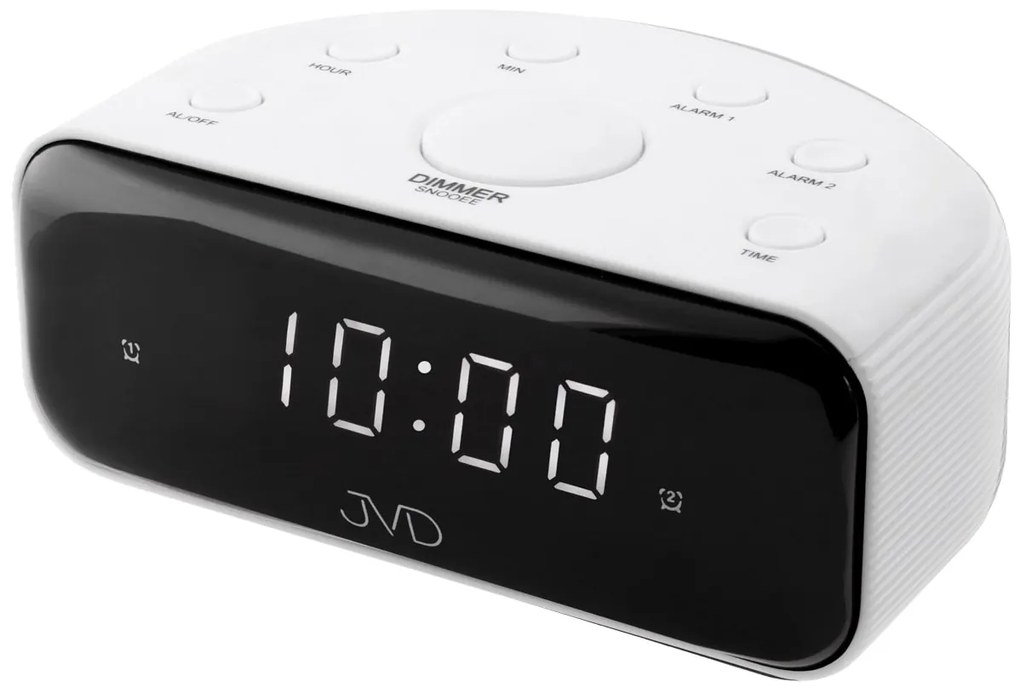 Digitálny budík do siete JVD SB900.3 – moderný LED budík s veľkým displejom 12 cm