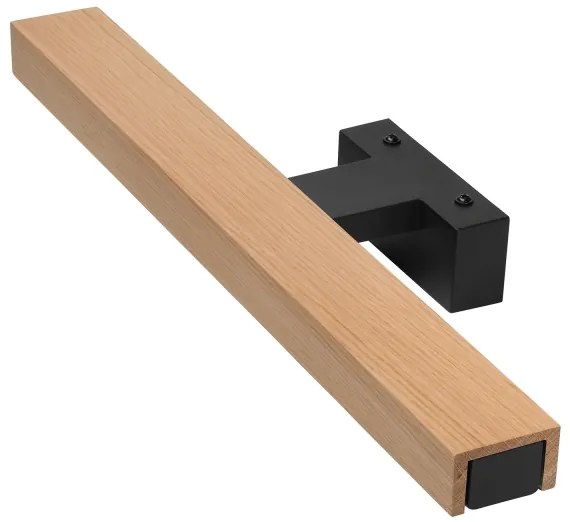 Brilagi-LED Kúpeľňové osvetlenie zrkadla WOODY MIRROR LED/8W/230V IP44 dub/čierna