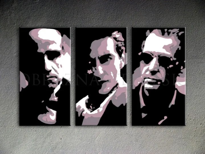 Ručne maľovaný POP Art obraz GODFATHER | rôzne rozmery