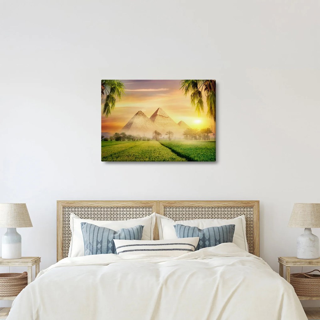 Obraz - Pyramídy (70x50 cm)