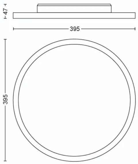 Philips - LED Stmievateľné stropné svietidlo Hue AURELLE LED/19W/230V + DO