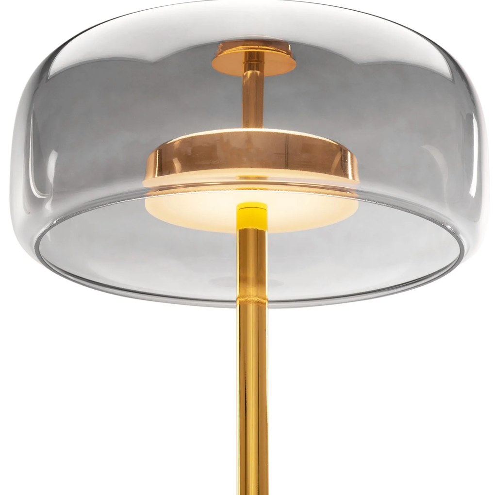 Toolight - podlahová stojaca lampa Reno E27, 300216, zlatá, OSW-09853