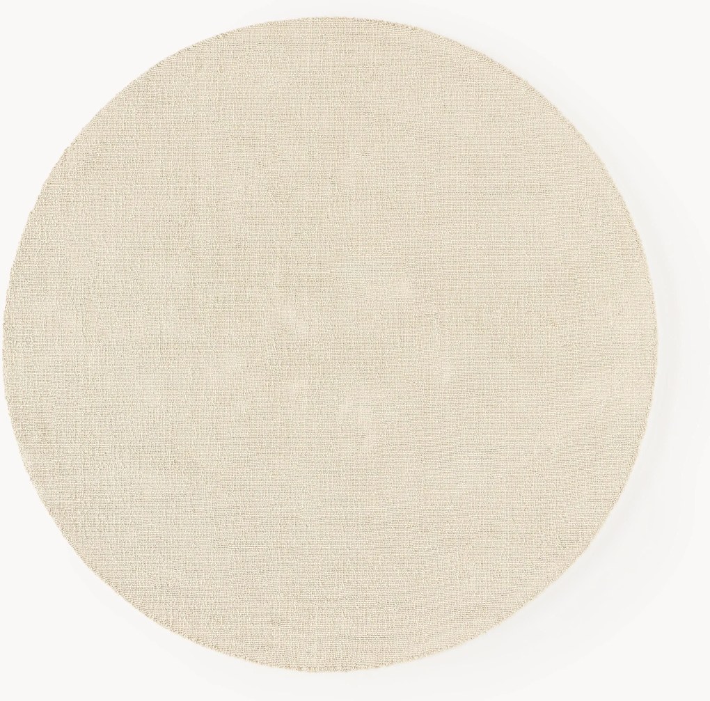 Okrúhly bavlnený koberec Lora