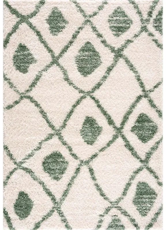 Dekorstudio Shaggy koberec s dlhým vlasom PULPY 563 - zelený Rozmer koberca: 80x300cm