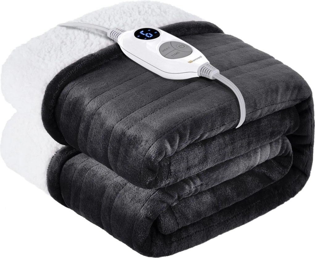 Teplá elektrická deka Warmrest, nadýchaná a mäkká, 180 x 130 cm, nedostupná