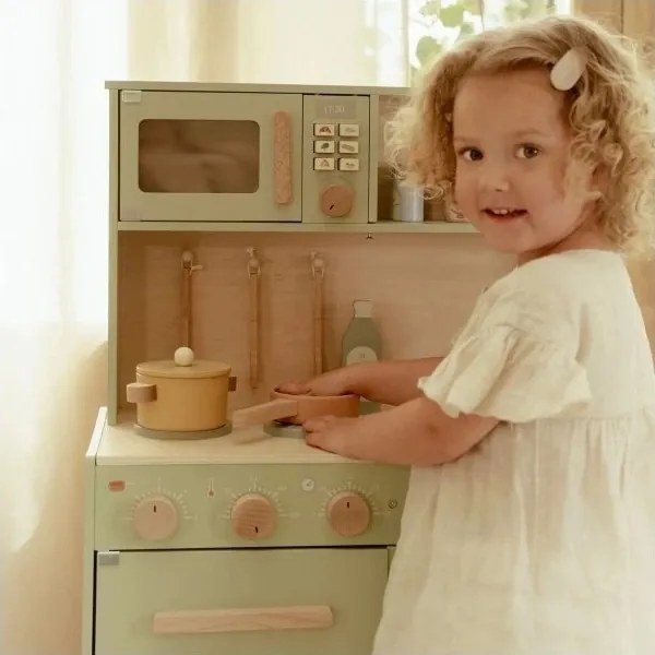 Little Dutch - Drevená kuchynka s príslušenstvom Mint