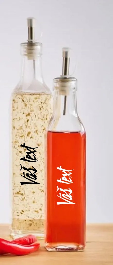 Zeller Present Láhev na olej, ocet, s nálevkou - 500ml, Zeller