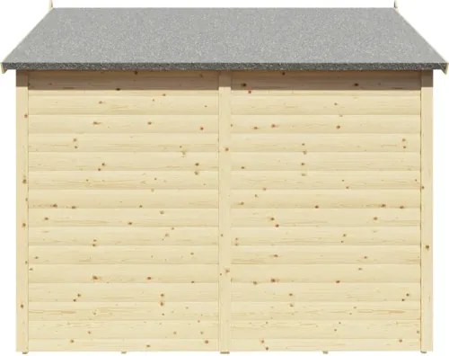 Drevený záhradný domček Konsta Blockhaus LUX 19 mm prírodný 181x239 cm vr. podlahy