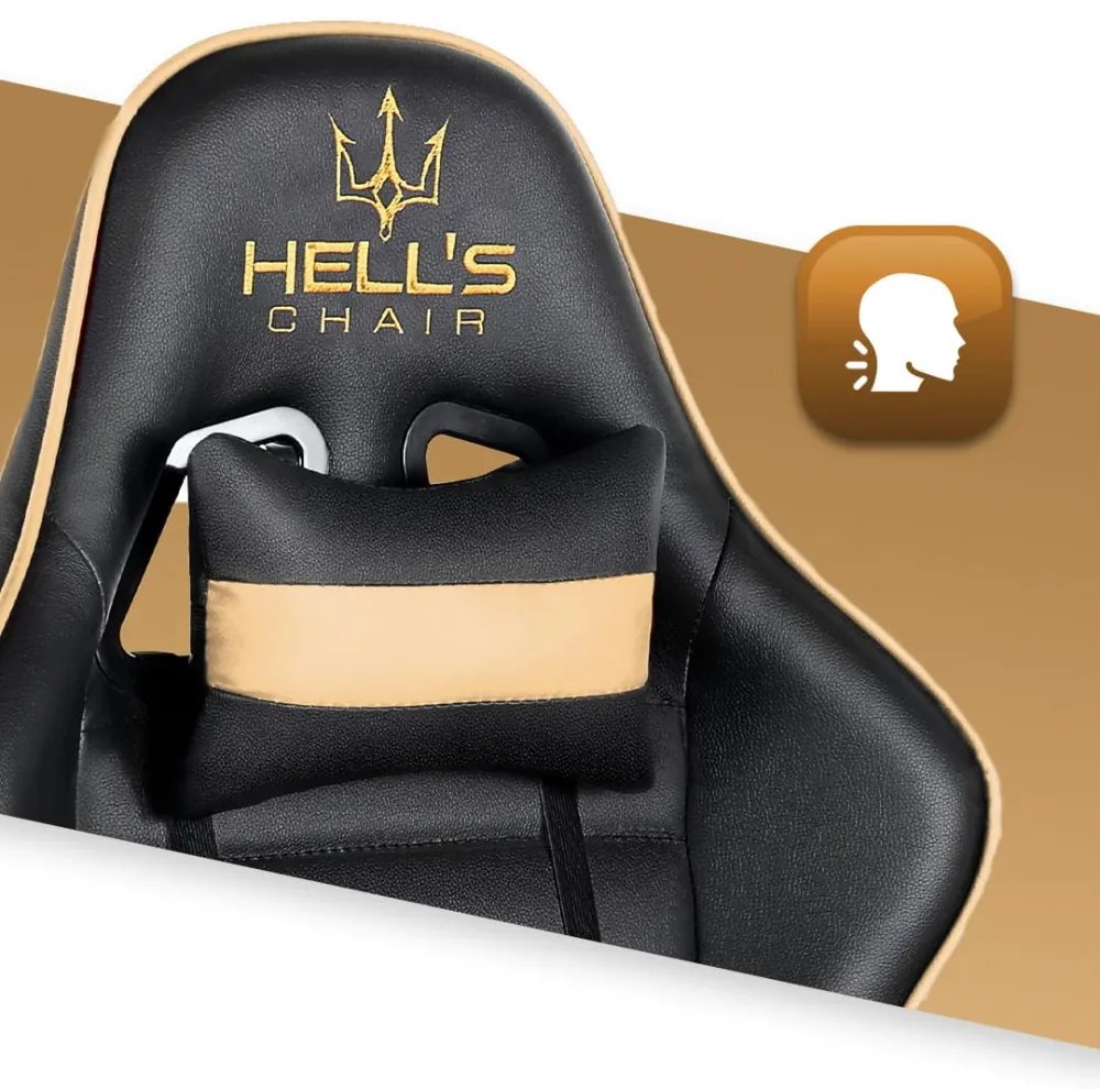 Herné kreslo HC-1003 Plus Gold