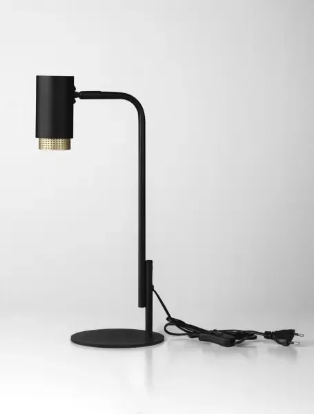 Dizajnová stolová lampa Nessi Čierna