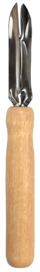 AMADEA Škrabka s drevenou rukoväťou, dĺžka 16,5 cm