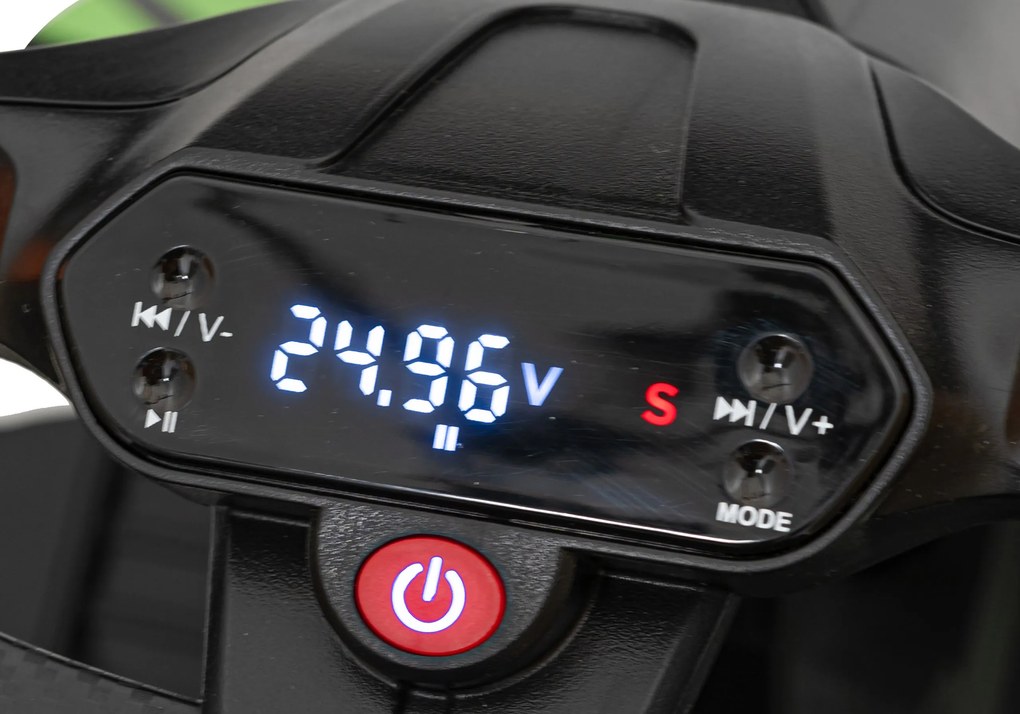 Ramiz Detská motokára na batérie Fast 3 Drift čierna + funkcia driftu + motory 2x150W + LED rádio + pásy