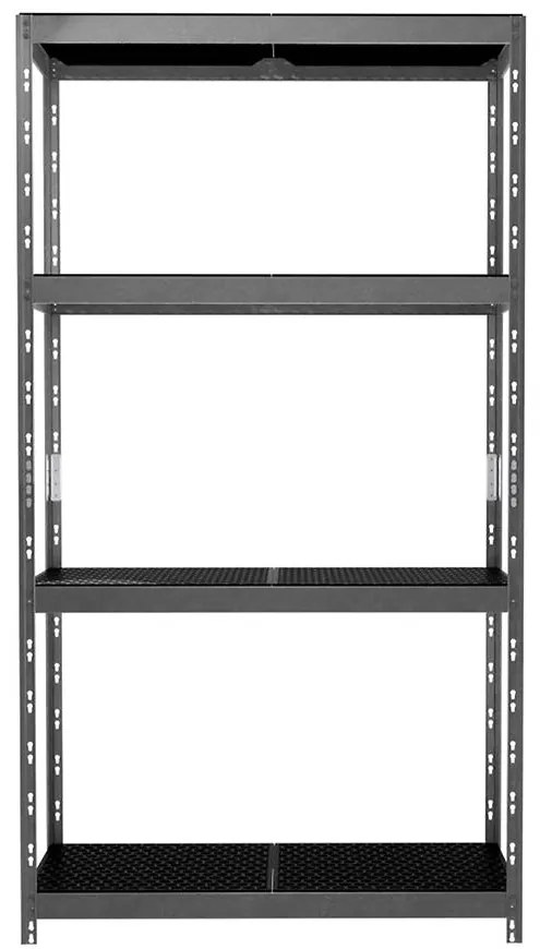 Kovový regál Rivet Outdoor 180x100x38 cm – 4 police/80 kg