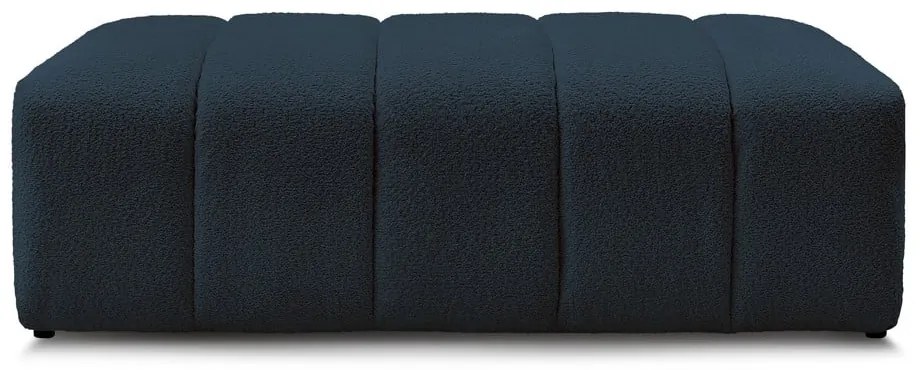 Tmavomodrá podnožka z textílie buklé Annecy – Bobochic Paris