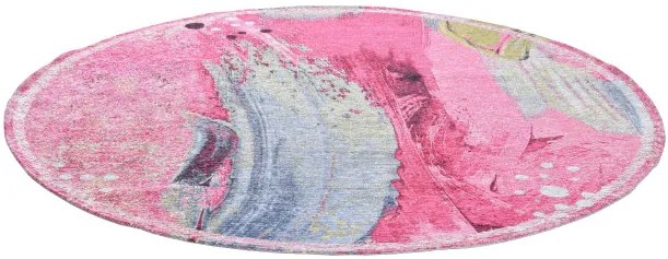 Koberec COSIMA ružový kruh