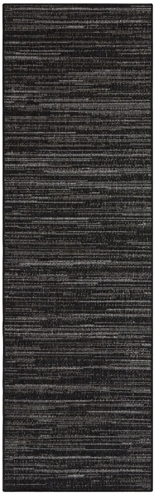 ELLE Decoration koberce Kusový koberec Gemini 105549 Night Silver z kolekcie Elle – na von aj na doma - 80x250 cm