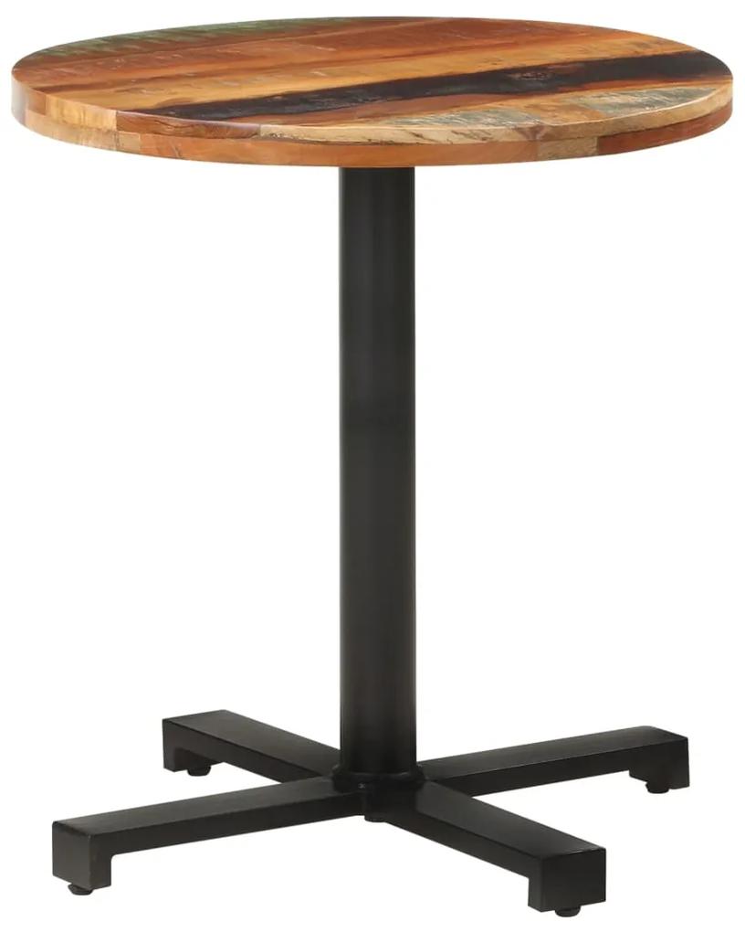 Bistro stôl okrúhly Ø70x75 cm recyklovaný masív