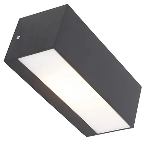 Moderná nástenná lampa čierna IP65 - Houks