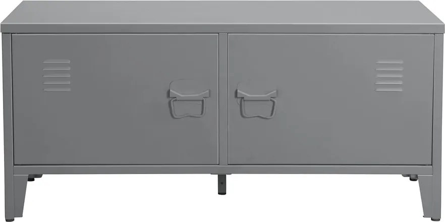 Sivá skrinka na topánky s lavicou Salino – Støraa