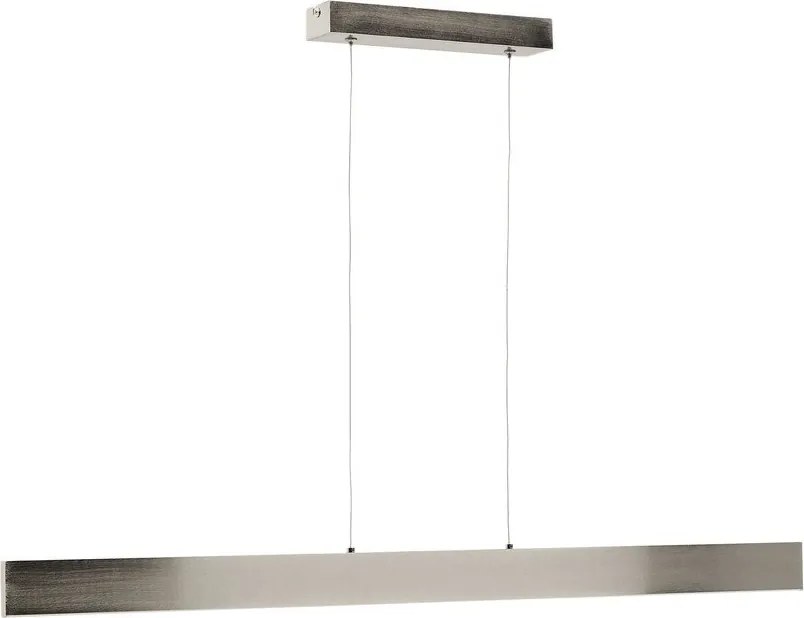 LED závesné svietidlo v striebornej farbe s kovovým tienidlom Boadella – Kave Home