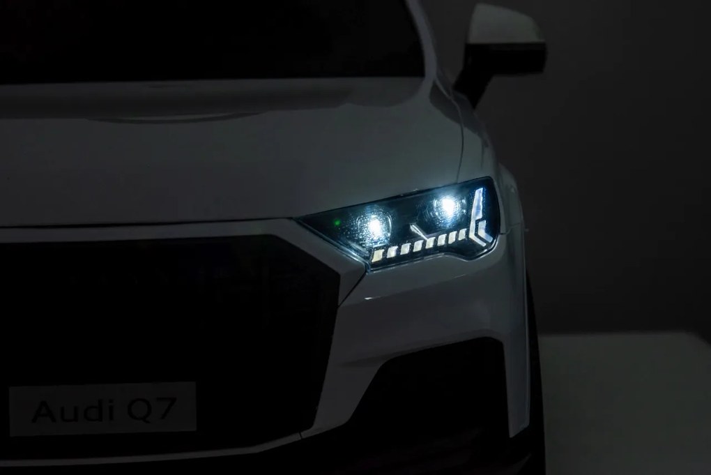 Elektrické auto Audi Q7 NEW LIFT RAMIZ PA.HL678 - biele