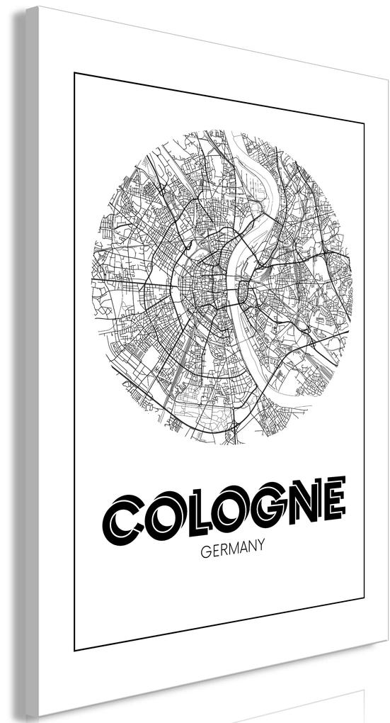 Artgeist Obraz - Retro Cologne (1 Part) Vertical Veľkosť: 40x60, Verzia: Premium Print