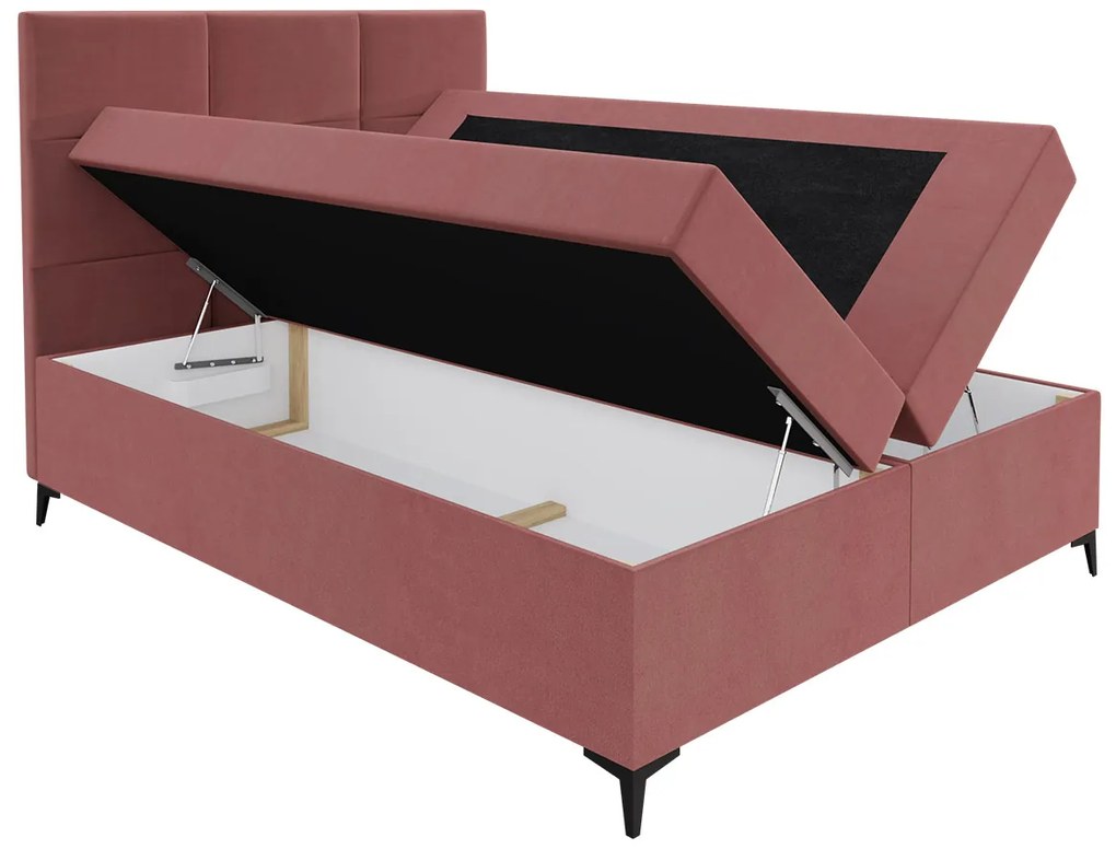 Kontinentálna posteľ Blanco, Rozmer postele: 200x200, Dostupné poťahy: Magic Velvet 2250