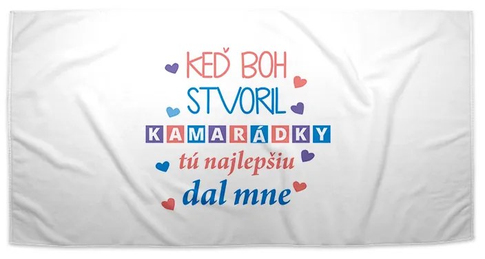 Sablio Uterák Keď Boh stvoril kamarátky - 30x50 cm