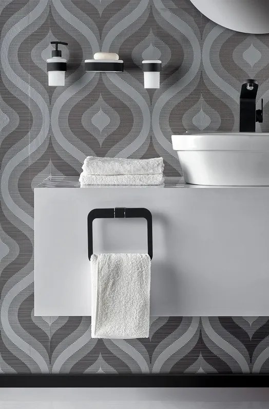 Erga Futura, toaletná WC kefa, čierna matná, ERG-02958