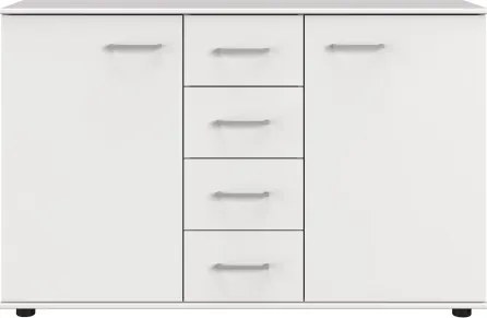 Komoda Cheep, biela, 130 cm%