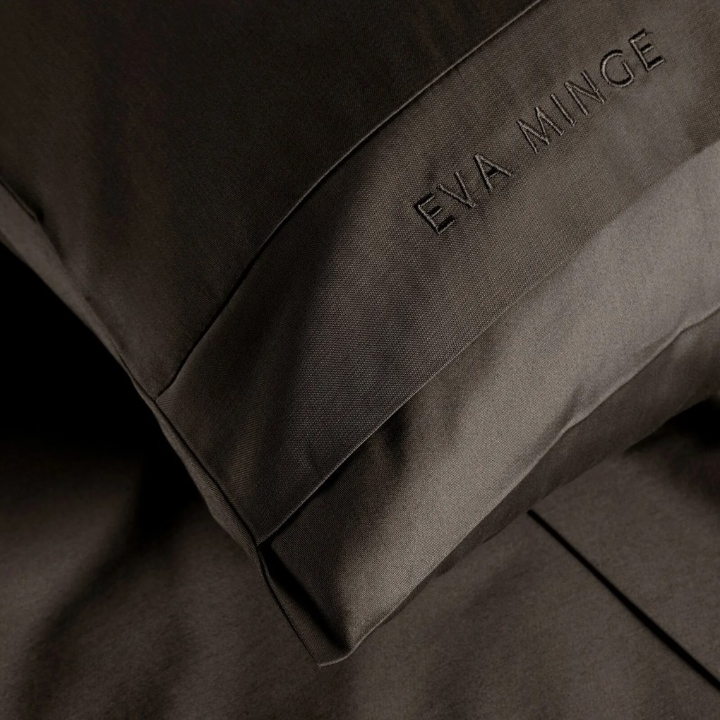 MAKOSATÉNOVÉ OBLIEČKY EVA MINGE ELEGANT1G 140X200 CM, 1 KS 70X80 CM HNEDÉ