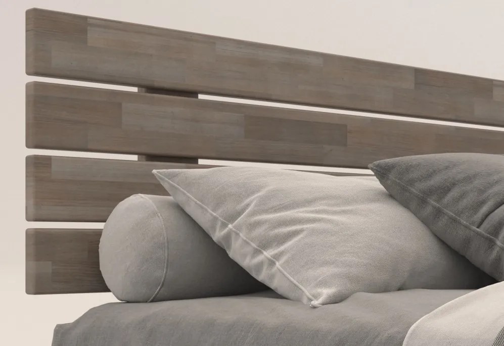 Posteľ Isolda 180x200 cm, šedý buk