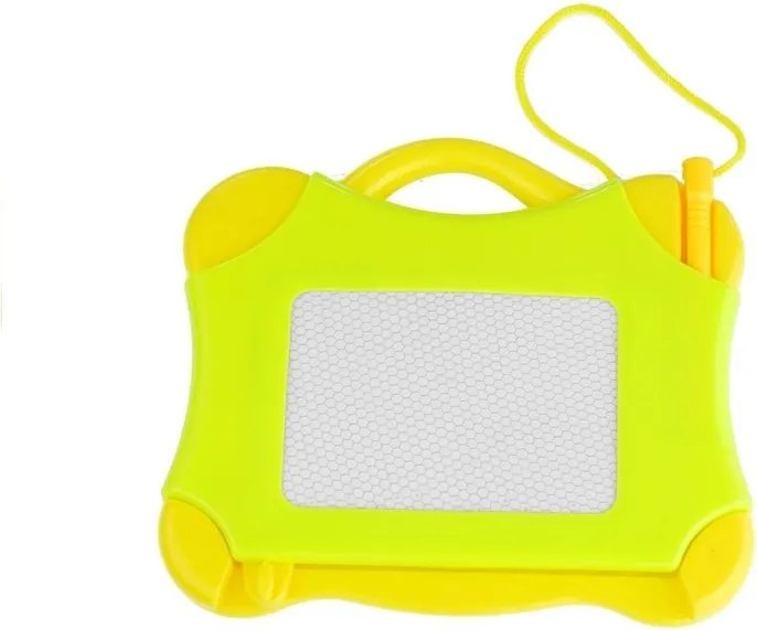 LEAN Toys Veľká magnetická tabuľa na kreslenie s pečiatkami 2v1