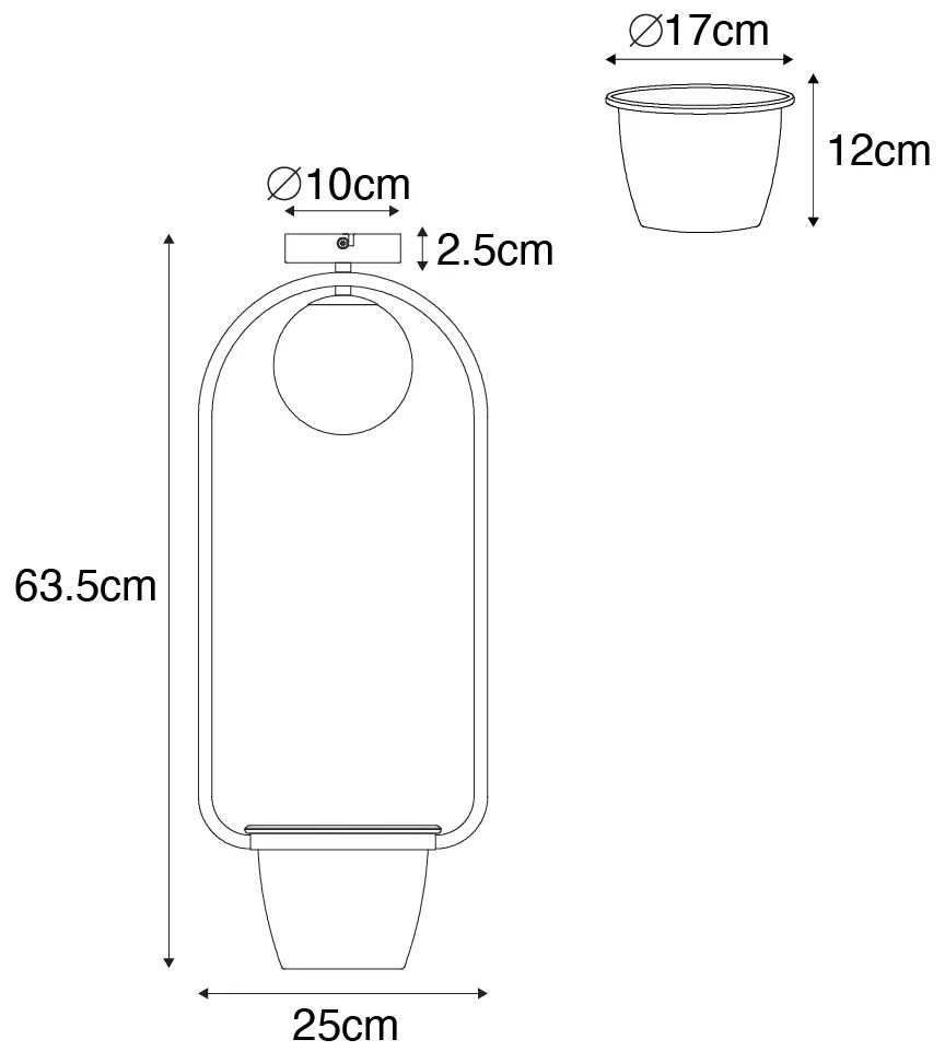 Stropné svietidlo v štýle Art Deco zlaté s bielym sklom - Isabella